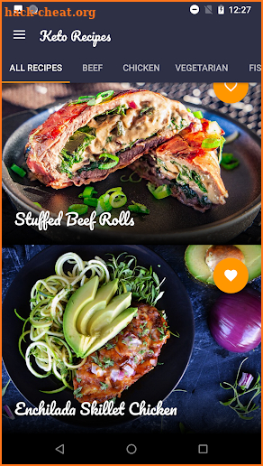 Keto Diet Recipes screenshot