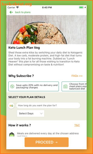 Keto Garden - Order Keto Meals screenshot