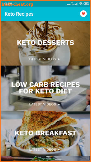 Keto recipes: Lite and easy Keto diet app screenshot