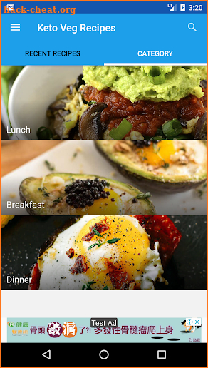 Keto Veg Recipes : Vegetarian Keto Diet Meal Plan screenshot