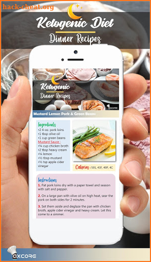 Ketogenic Dinner Recipes screenshot