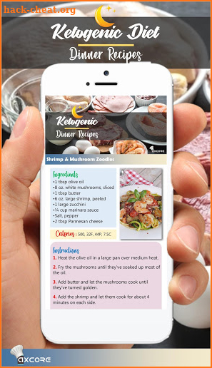 Ketogenic Dinner Recipes screenshot