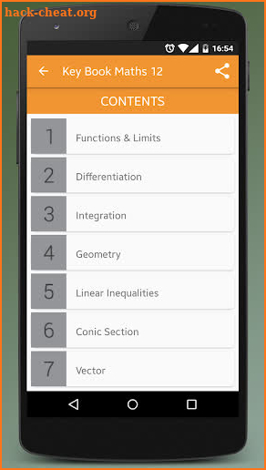 Key Book Maths Class 12 (PTB) screenshot