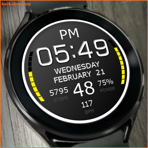 Key WF05 Digital Watch Face screenshot