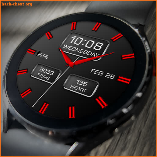 Key WF08 Analogue Watch Face screenshot