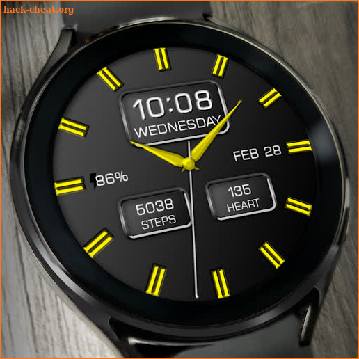 Key WF08 Analogue Watch Face screenshot