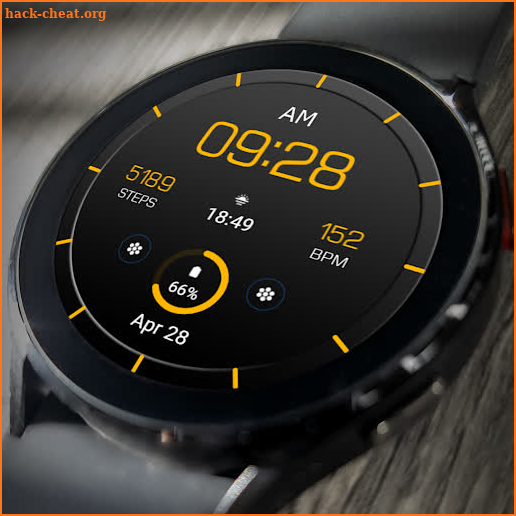 Key WF19 Digital Watch Face screenshot