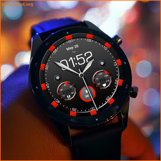 Key WF25 Futuristic Watch Face screenshot