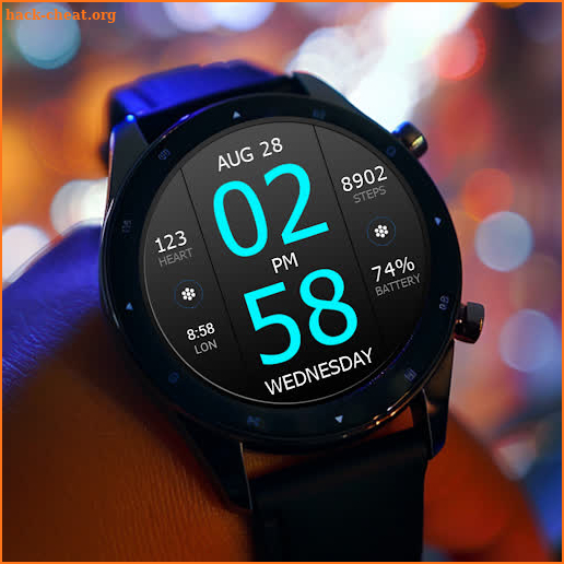 Key WF33 Digital Watch Face screenshot