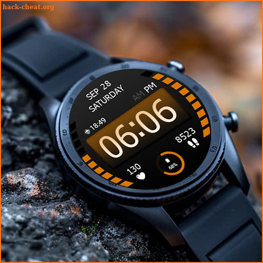 Key WF47 Digital Watch Face screenshot