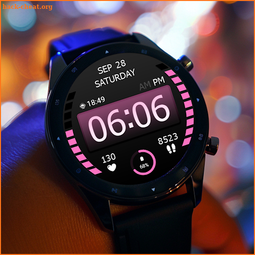 Key WF47 Digital Watch Face screenshot