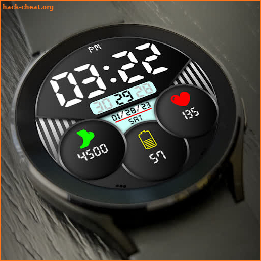 Key018 Digital Watch Face screenshot