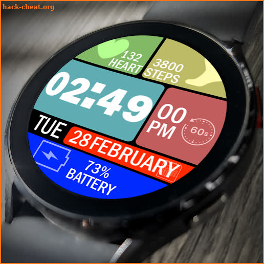 Key021 Digital Watch Face screenshot