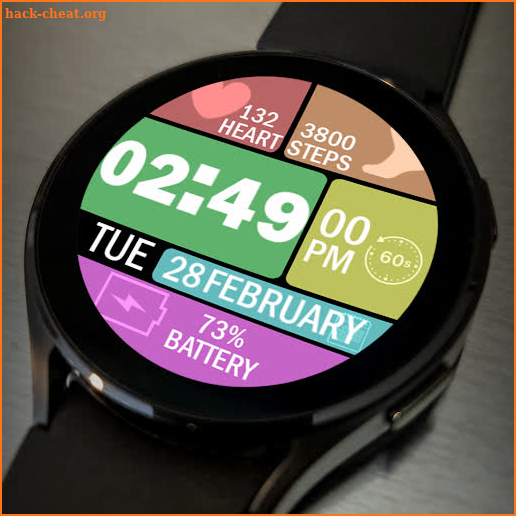 Key021 Digital Watch Face screenshot