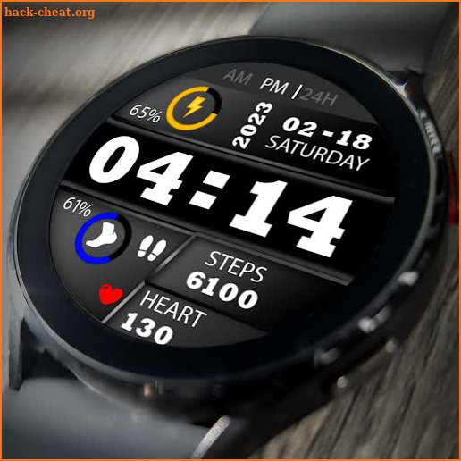 Key023 Digital Watch Face screenshot