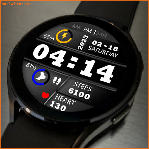 Key023 Digital Watch Face screenshot