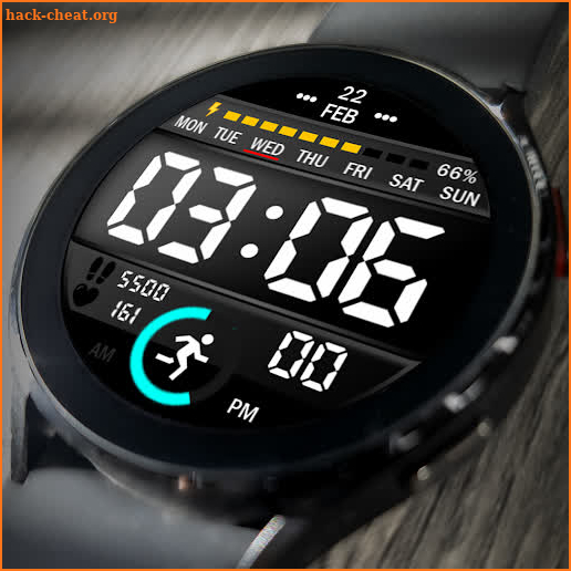 Key024 Digital Watch Face screenshot