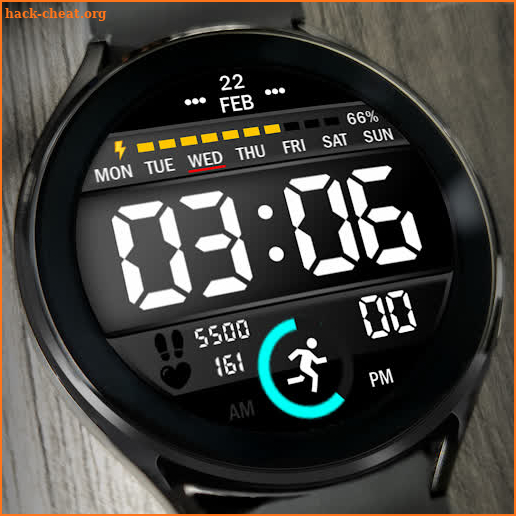 Key024 Digital Watch Face screenshot