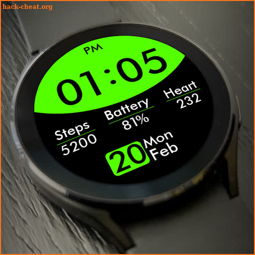 Key029 Digital Watch Face screenshot