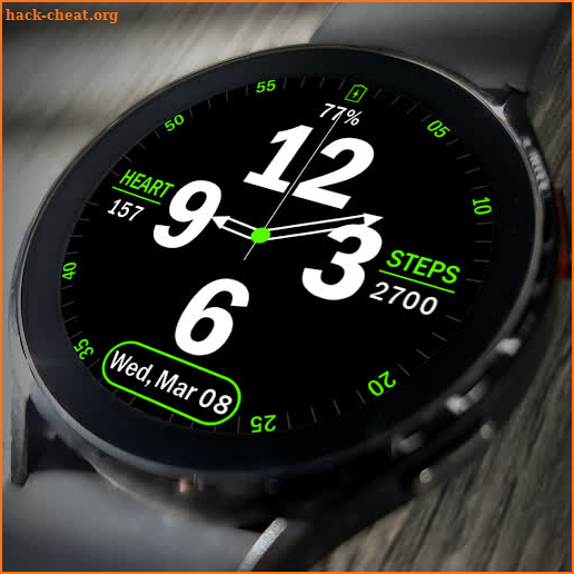 Key032 Analog Watch Face screenshot