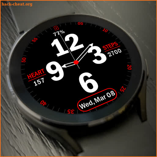 Key032 Analog Watch Face screenshot