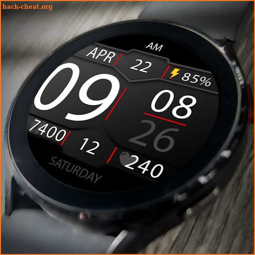 Key045 Digital Watch Face screenshot