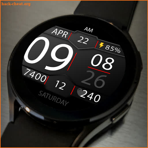 Key045 Digital Watch Face screenshot