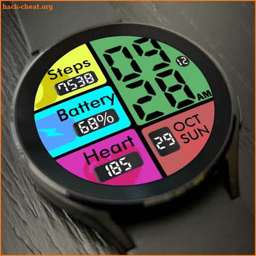 Key051 Colourful Watch Face screenshot