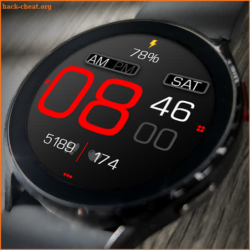 Key064 Digital Watch Face screenshot