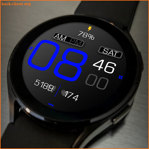 Key064 Digital Watch Face screenshot