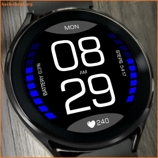 Key098 Digital Watch Face screenshot