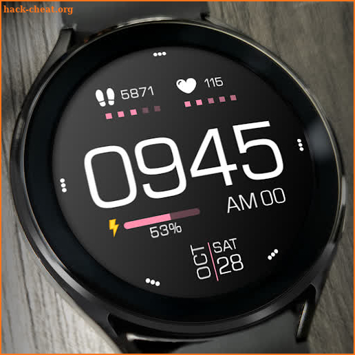 Key100 Digital Watch Face screenshot