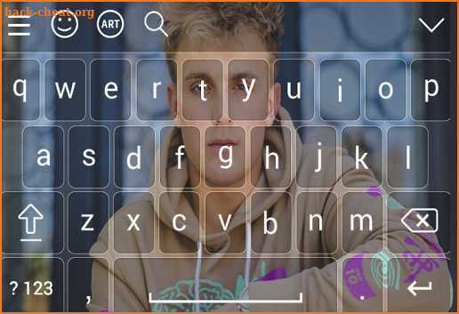 Keyboard for jake \paul screenshot