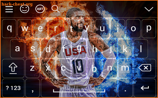 Keyboard For Kyrie Irving 2018 screenshot