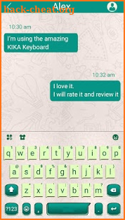 Keyboard for WhatsApp -type fast screenshot