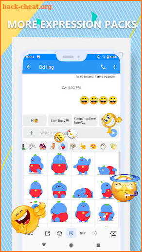 Keyboard Messages screenshot