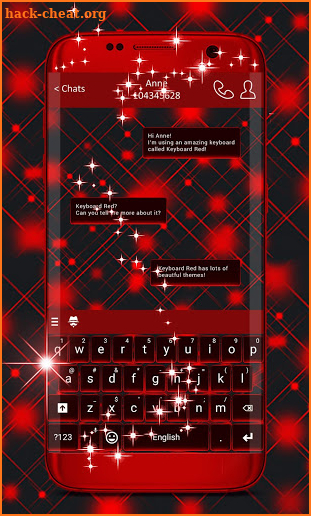 Keyboard Red screenshot