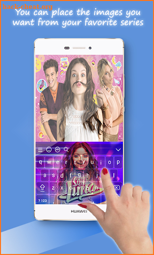 Keyboard Soy Luna screenshot