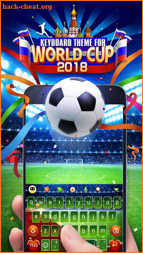 Keyboard Theme for World Cup with Emoji & GIF⚽️ screenshot