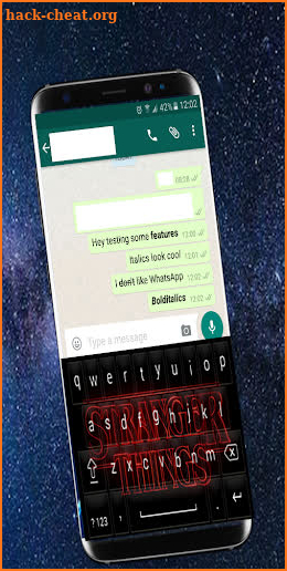 keyboard theme stranger things screenshot