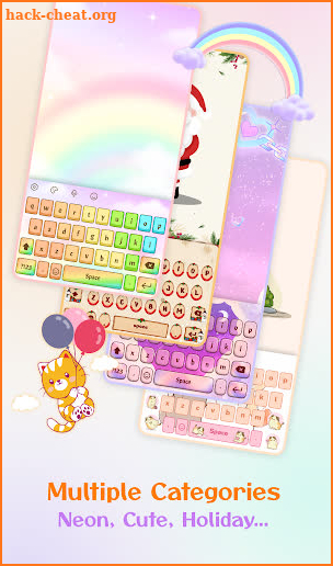 Keyboard Themes: Emoji & Fonts screenshot