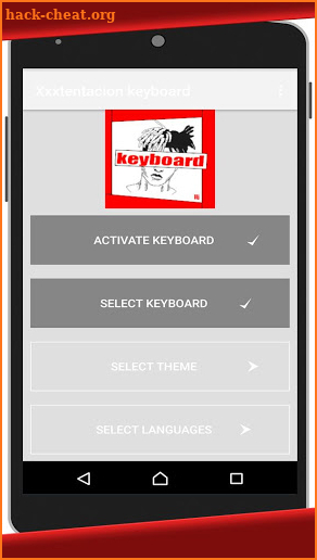 Keyboard with Xxxtentacion LLJ screenshot