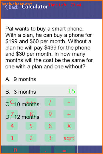 Keystone Alg I Practice Tests screenshot