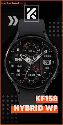 KF158 Watch face screenshot