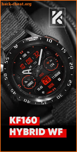 KF160 Watch face screenshot