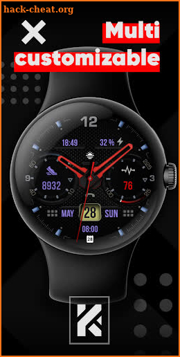 KF166 WATCH FACE screenshot