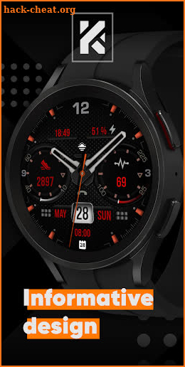 KF166 WATCH FACE screenshot