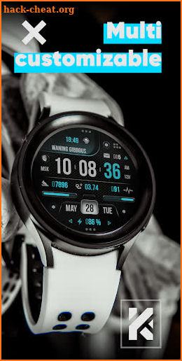 KF168 Watch face screenshot