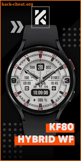 KF80 Watch face screenshot