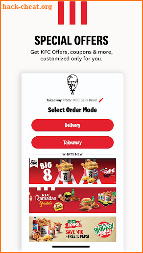 KFC Bangladesh screenshot